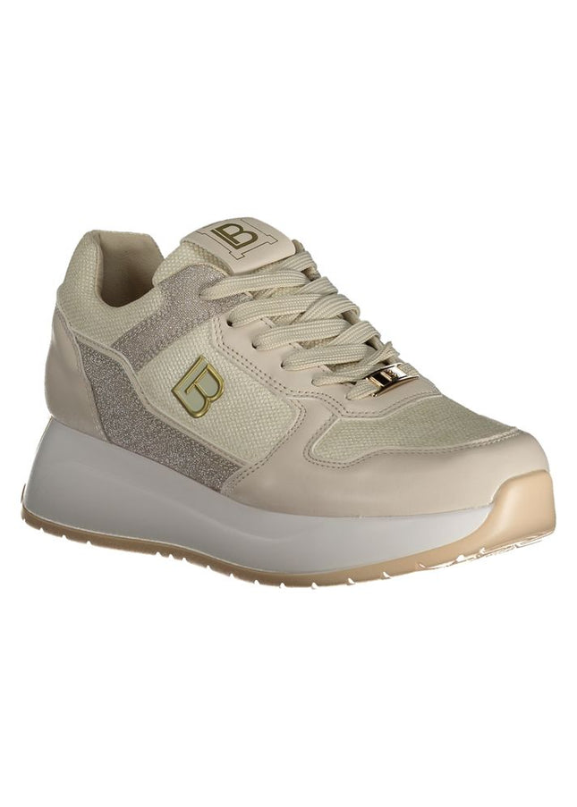 Laura Biagiotti Beige Polyester Sneaker