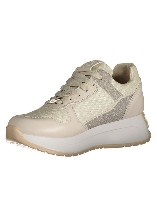 Laura Biagiotti Beige Polyester Sneaker