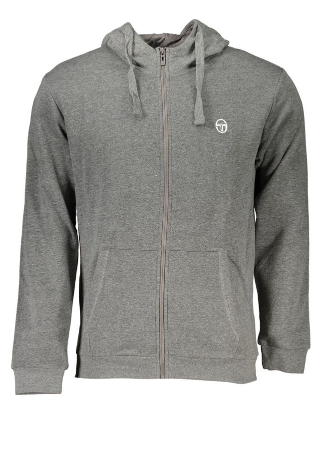 Sergio Tacchini Gray Cotton Sweater