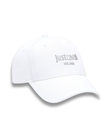 Just Cavalli White Cotton Men Cap