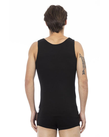 Bikkembergs Black Cotton Men's Tank Top