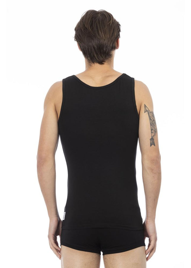 Bikkembergs Black Cotton Men's Tank Top