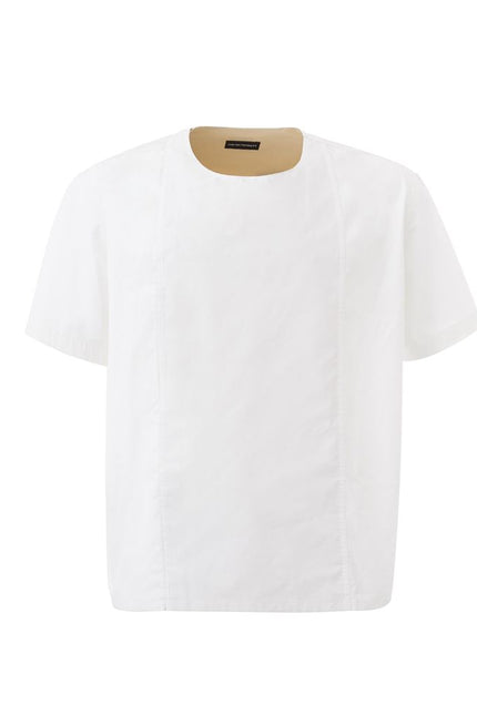 Emporio Armani White Cotton Sweater