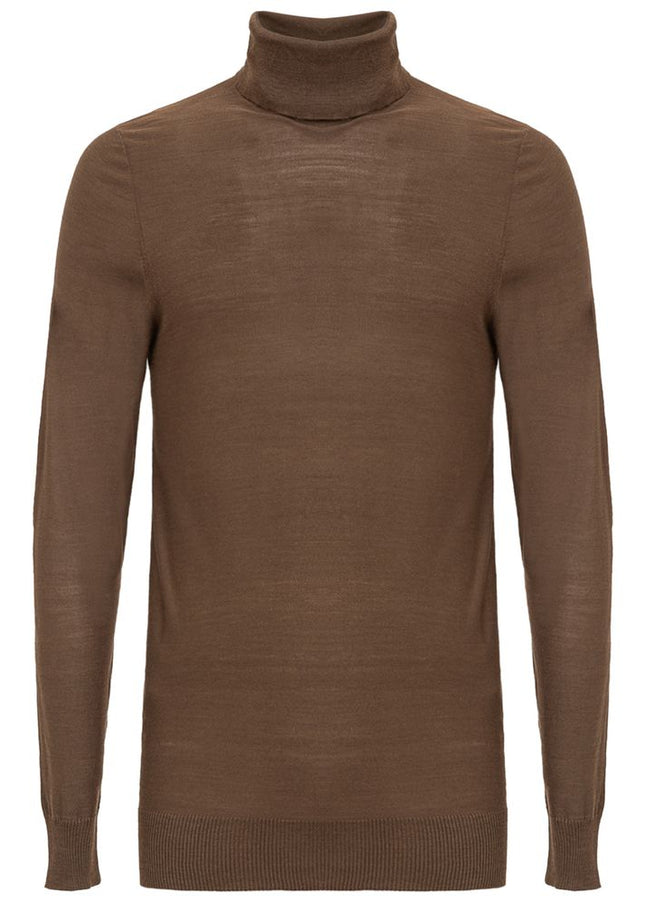 Brioni Brown Cashmere Sweater