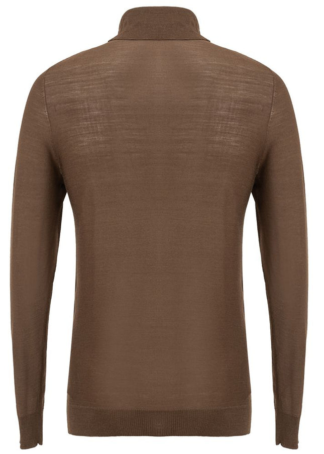 Brioni Brown Cashmere Sweater