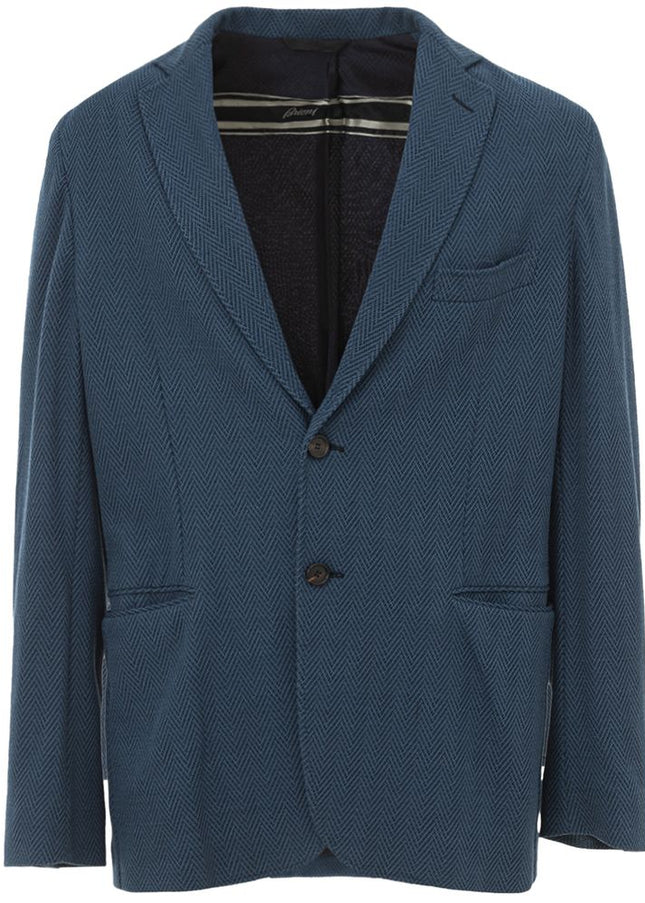 Brioni Blue Wool Blazer