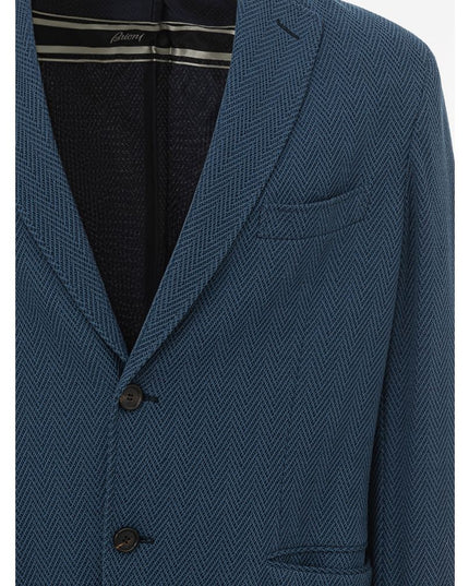 Brioni Blue Wool Blazer