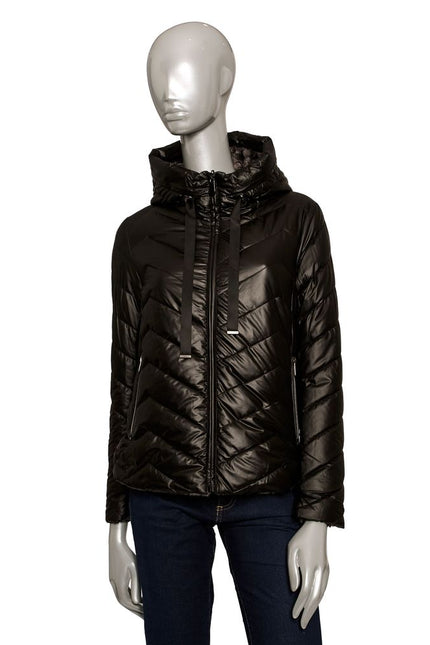 Baldinini Trend Black Polyester Women Jacket