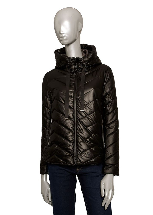 Baldinini Trend Black Polyester Women Jacket