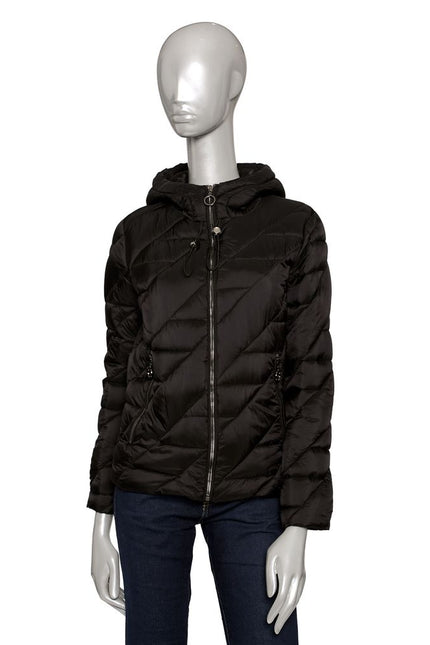 Baldinini Trend Black Polyester Women Jacket