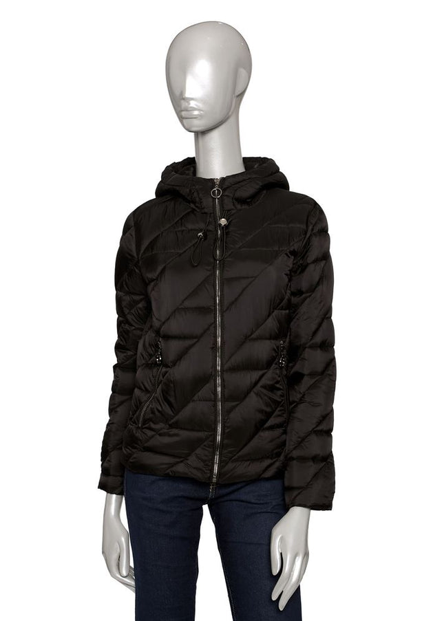 Baldinini Trend Black Polyester Women Jacket