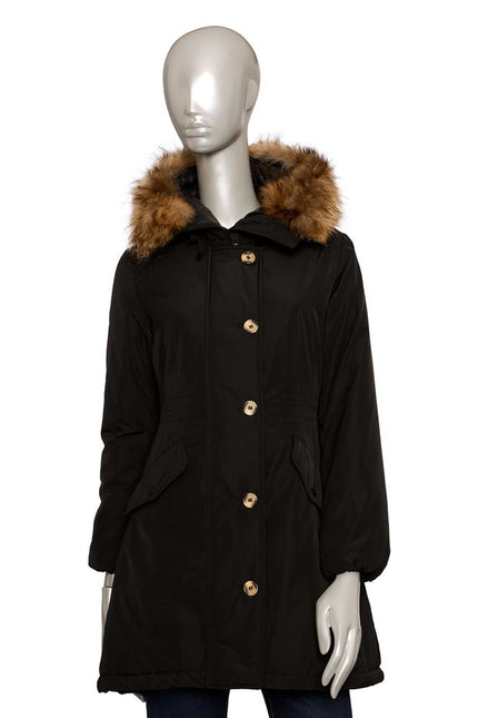 Baldinini Trend Black Polyester Women Jacket