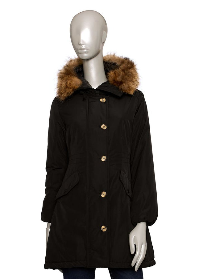 Baldinini Trend Black Polyester Women Jacket