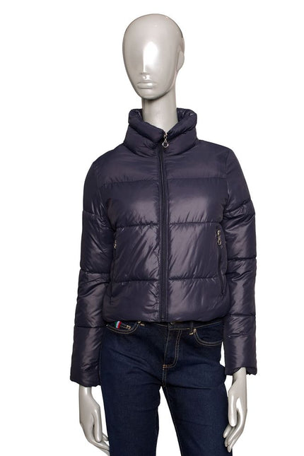 Baldinini Trend Blue Polyester Women Jacket