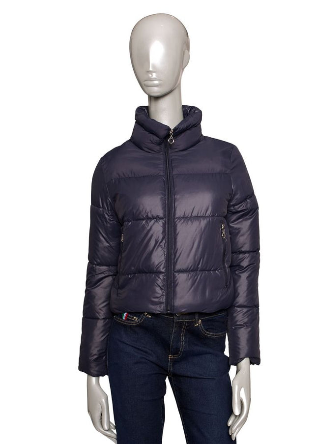 Baldinini Trend Blue Polyester Women Jacket