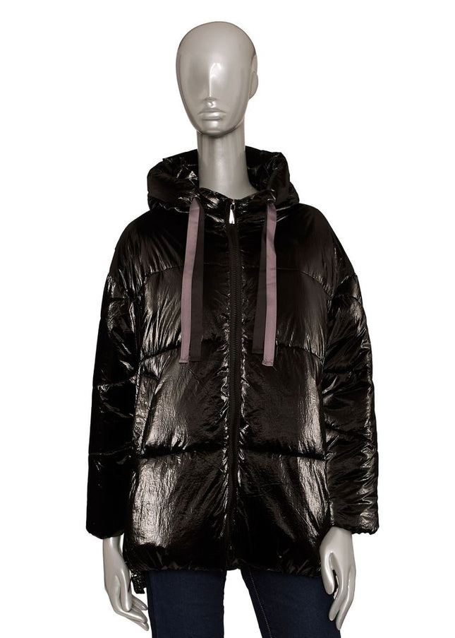 Baldinini Trend Black Polyester Women Jacket