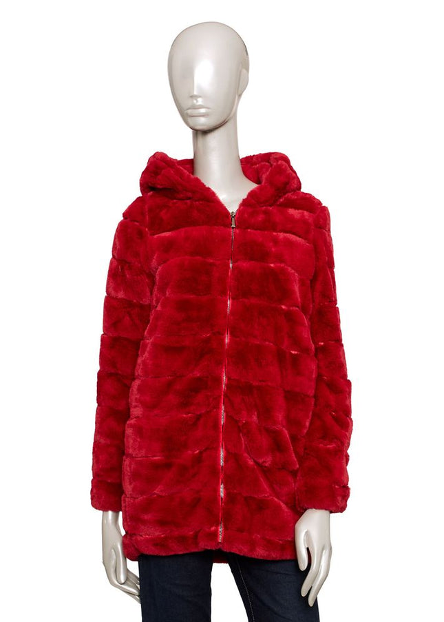 Baldinini Trend Red Polyester Women Jacket