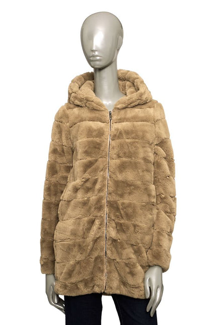 Baldinini Trend Beige Polyester Women Coat