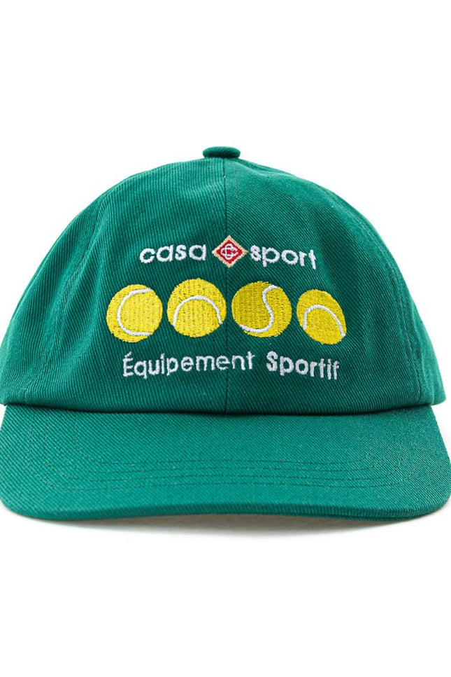 Casablanca Green Cotton Hats & Cap