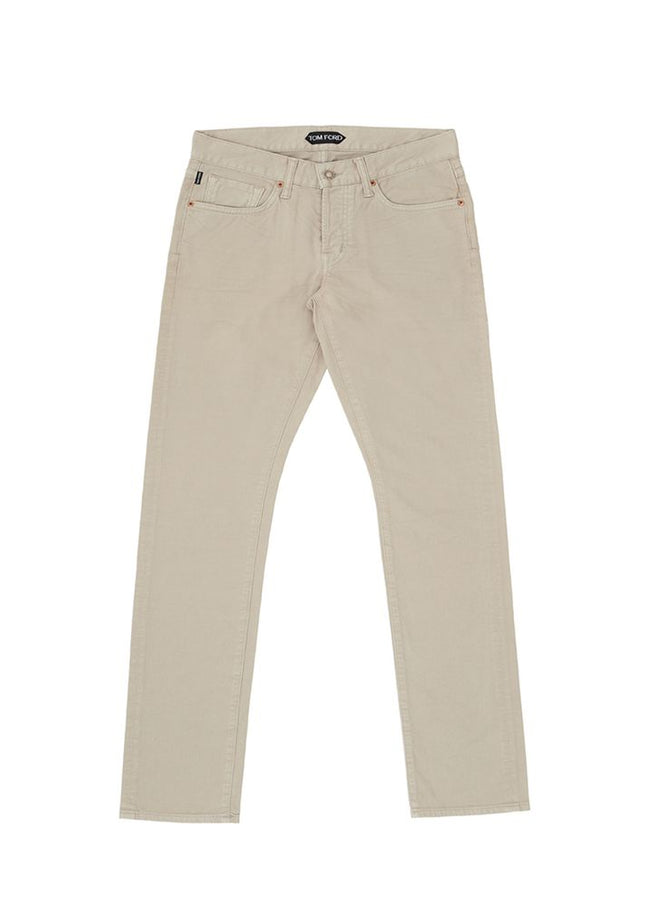 Tom Ford Beige Cotton Jeans & Pant