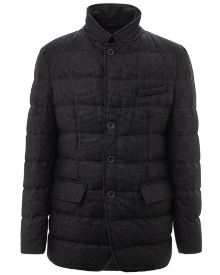 Herno Black Wool Jacket