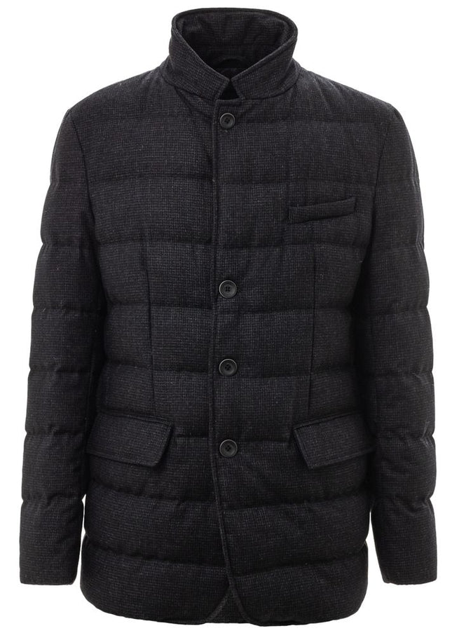 Herno Black Wool Jacket