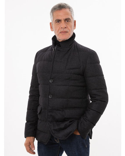 Herno Black Wool Jacket