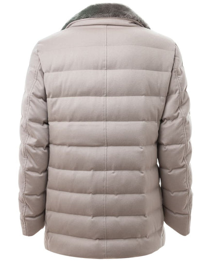 Herno Gray Cashemere Jacket