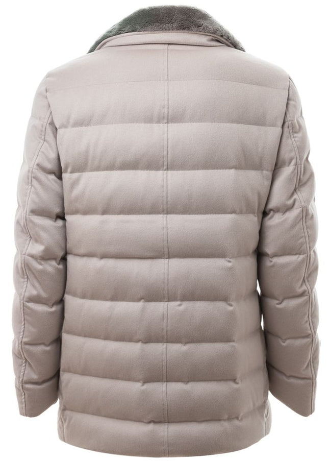 Herno Gray Cashemere Jacket