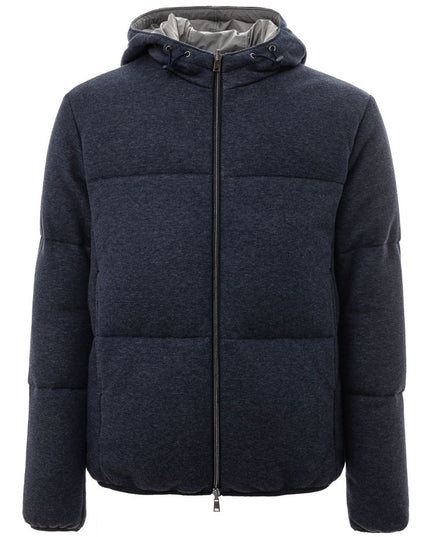 Herno Navy Blue Cotton Jacket