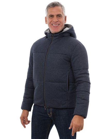 Herno Navy Blue Cotton Jacket