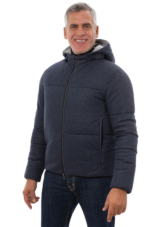 Herno Navy Blue Cotton Jacket