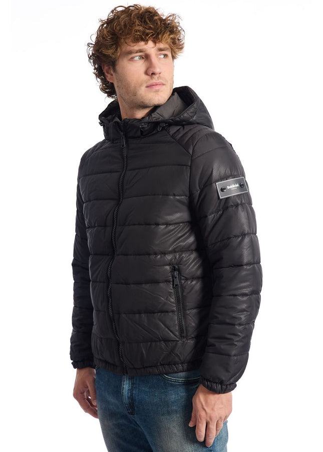 Baldinini Trend Black Polyester Men's Jacket