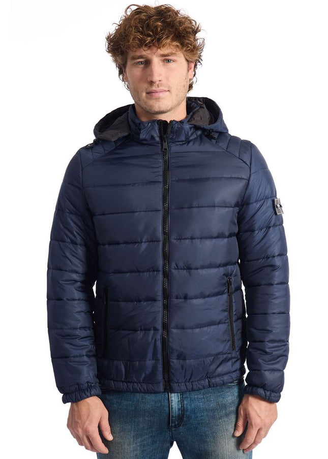 Baldinini Trend Blue Polyester Men Jacket