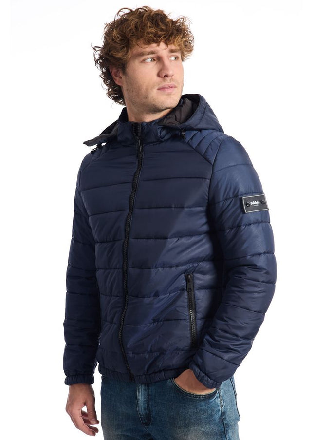 Baldinini Trend Blue Polyester Men Jacket