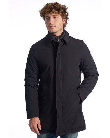 Baldinini Trend Black Polyester Men Jacket