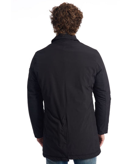 Baldinini Trend Black Polyester Men Jacket