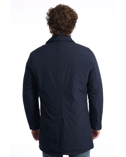 Baldinini Trend Blue Polyester Men Jacket