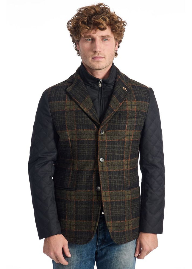 Roberto Pepe Luxury Brown Wool Men Jacket