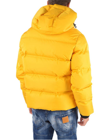 Dsquared² Yellow Nylon Men Jacket