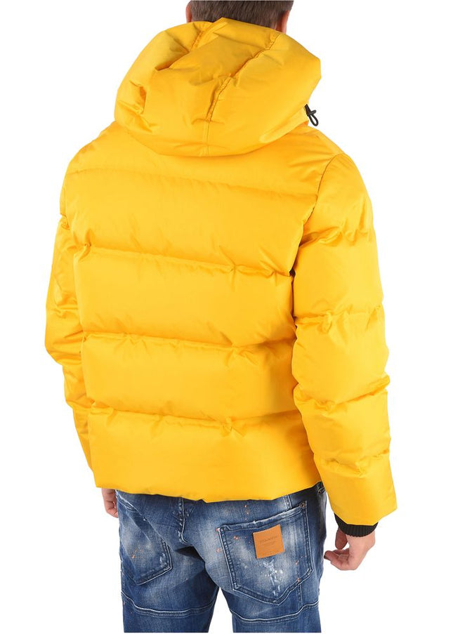 Dsquared² Yellow Nylon Men Jacket