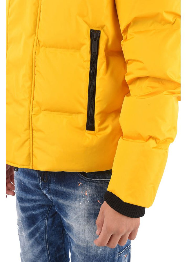 Dsquared² Yellow Nylon Men Jacket