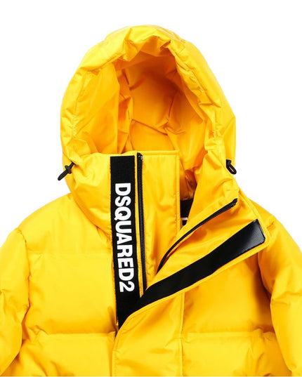 Dsquared² Yellow Nylon Men Jacket