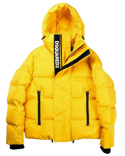 Dsquared² Yellow Nylon Men Jacket