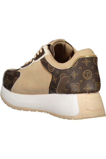 Laura Biagiotti Beige Polyethylene Sneaker