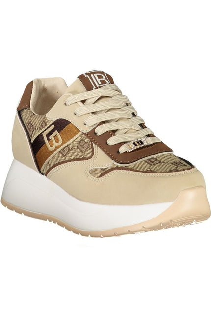 Laura Biagiotti Beige Polyester Sneaker