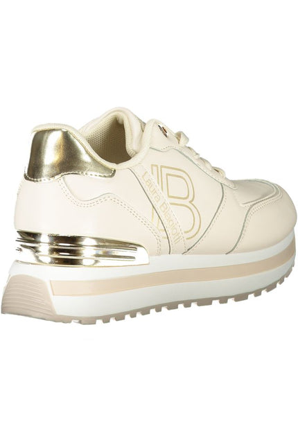 Laura Biagiotti Beige Polyester Sneaker