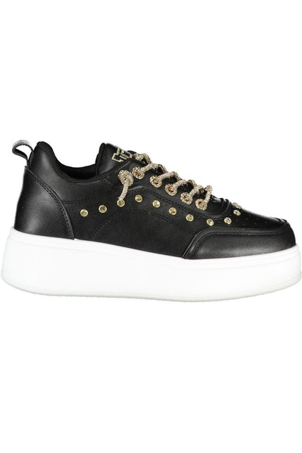 Laura Biagiotti Black Polyester Sneaker