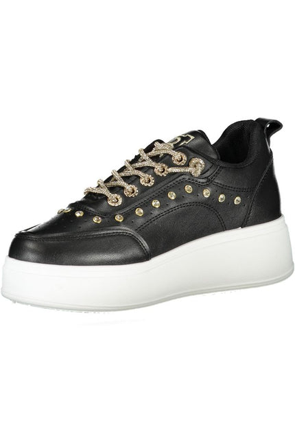 Laura Biagiotti Black Polyester Sneaker