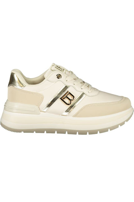 Laura Biagiotti Beige Polyester Sneaker